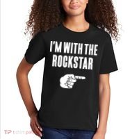 I'm With The Rockstar, Matching Rockstar Costume Kids T-Shirt thumb 2