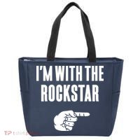 I'm With The Rockstar, Matching Rockstar Costume Tote Bag thumb 0