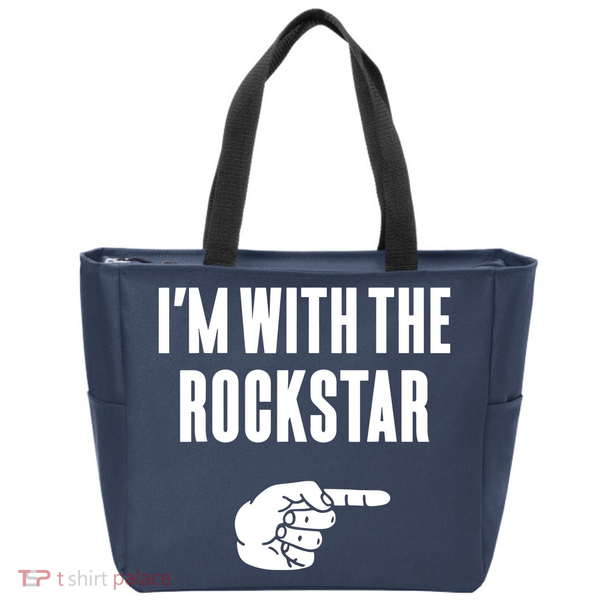 I'm With The Rockstar, Matching Rockstar Costume Tote Bag