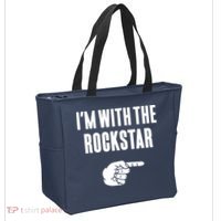 I'm With The Rockstar, Matching Rockstar Costume Tote Bag thumb 2