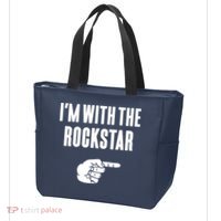 I'm With The Rockstar, Matching Rockstar Costume Tote Bag thumb 3