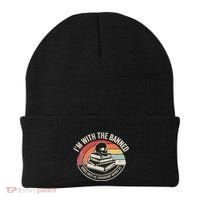 IM With The Banned Books Unite Us Censorship Divides Us Beanie thumb 0