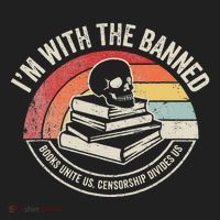 IM With The Banned Books Unite Us Censorship Divides Us Golf Towel thumb 3