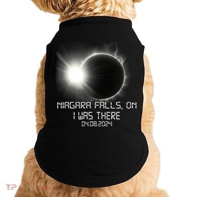 I Was There Total Solar Eclipse Niagara Falls On Canada Doggie Tank