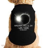 I Was There Total Solar Eclipse Niagara Falls On Canada Doggie Tank thumb 0