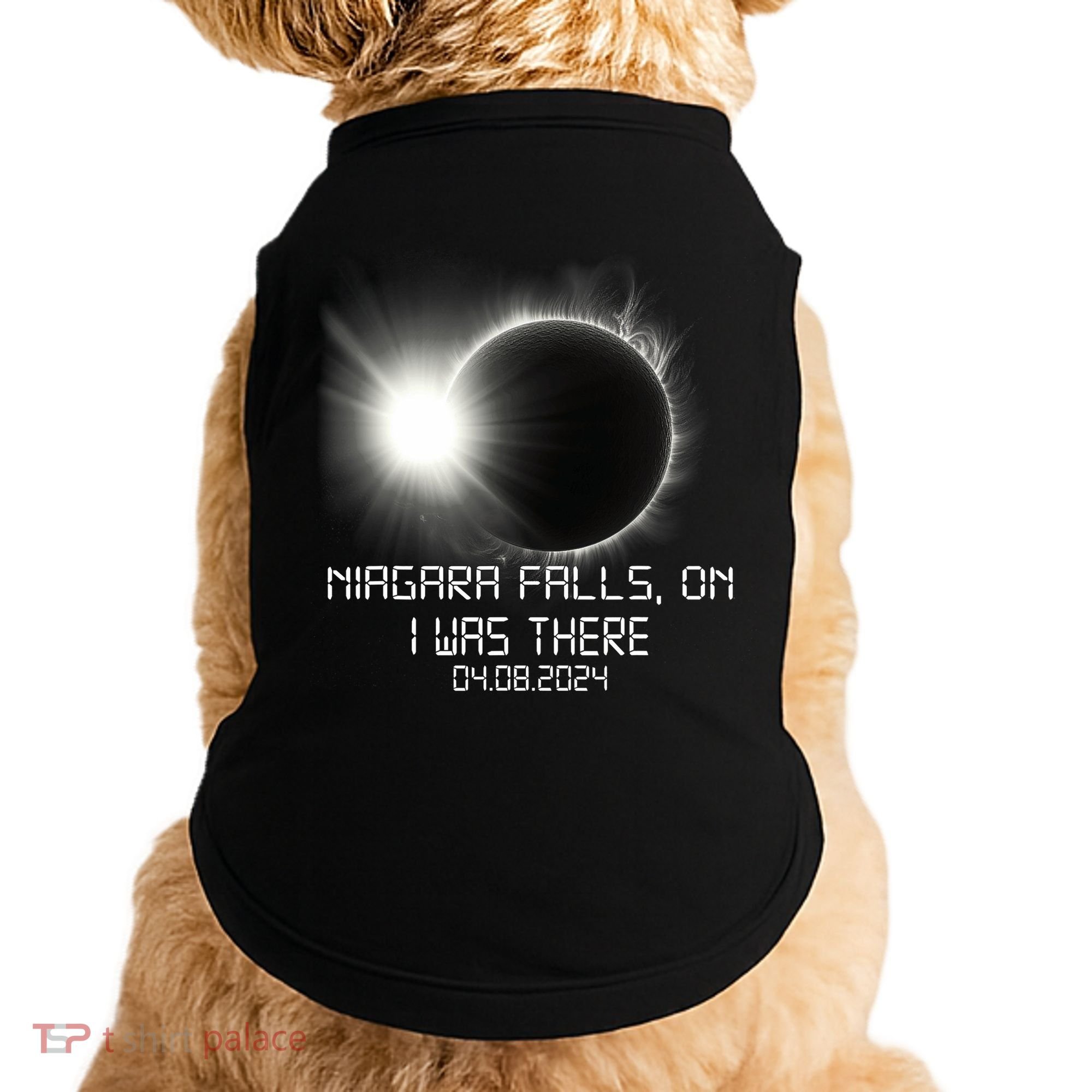 I Was There Total Solar Eclipse Niagara Falls On Canada Doggie Tank