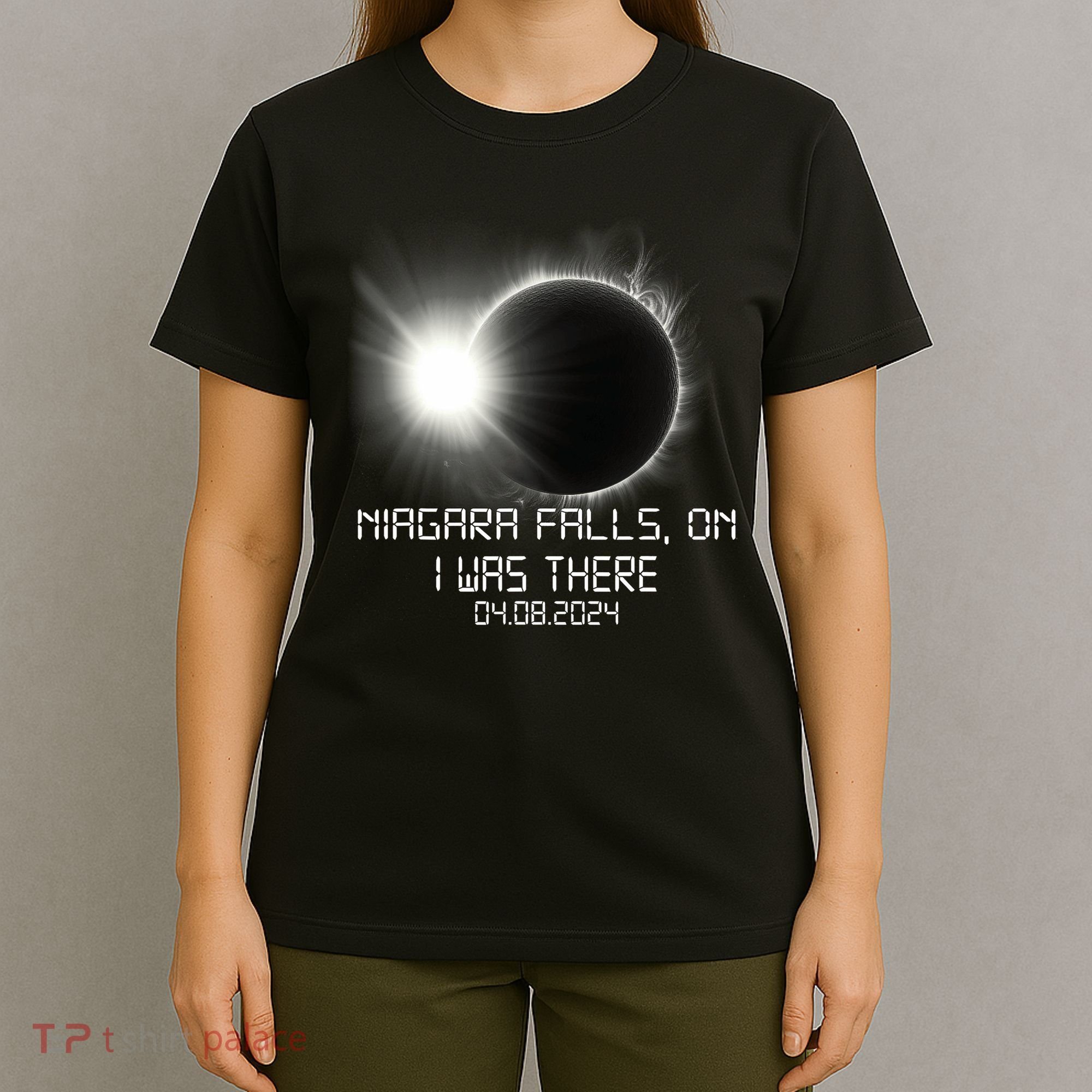 I Was There Total Solar Eclipse Niagara Falls On Canada T-Shirt