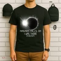 I Was There Total Solar Eclipse Niagara Falls On Canada T-Shirt thumb 6