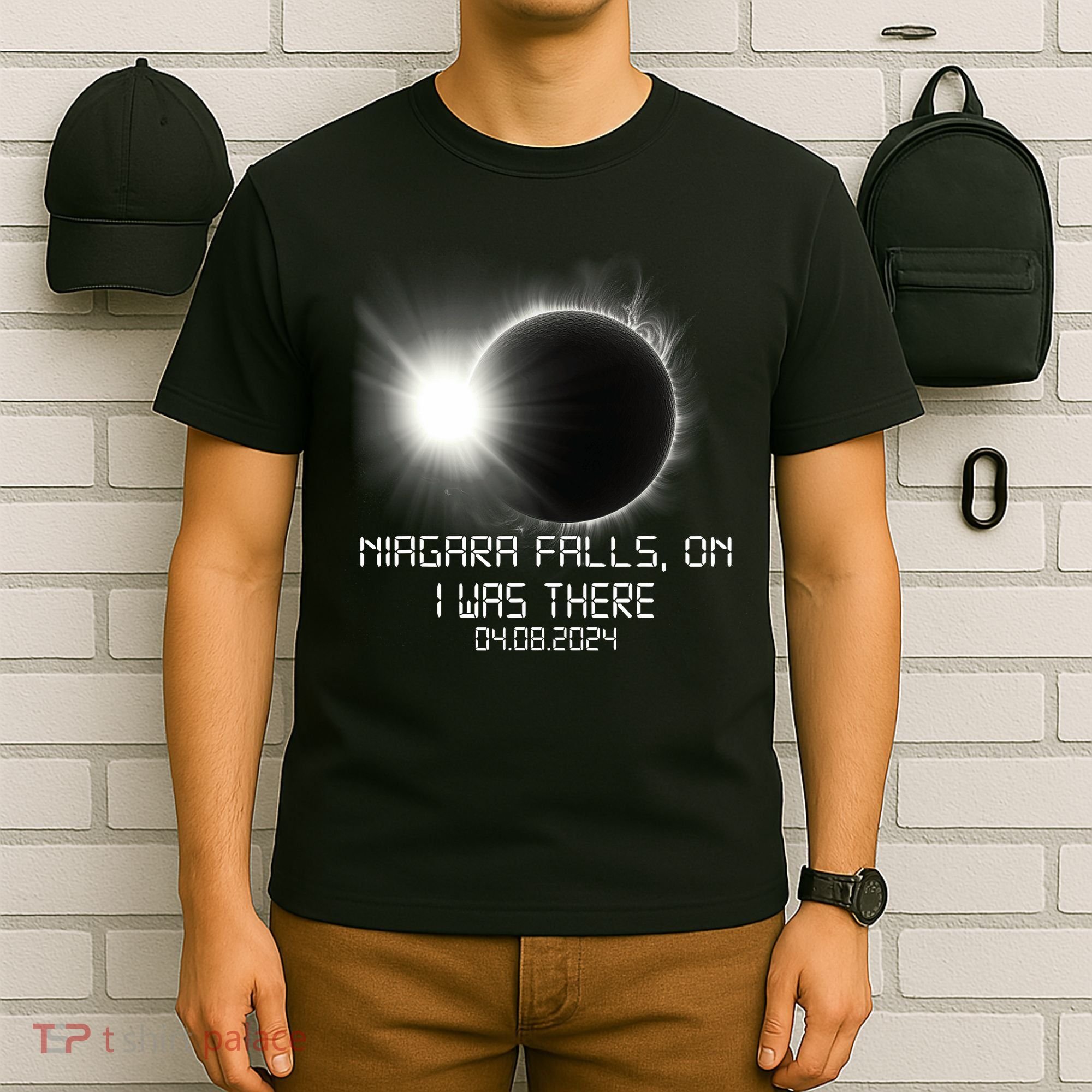 I Was There Total Solar Eclipse Niagara Falls On Canada T-Shirt