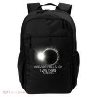 I Was There Total Solar Eclipse Niagara Falls On Canada Backpack thumb 0