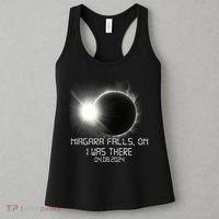 I Was There Total Solar Eclipse Niagara Falls On Canada Women's Tank Top thumb 3