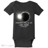 I Was There Total Solar Eclipse Niagara Falls On Canada Baby Bodysuit thumb 0