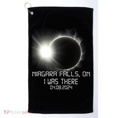 I Was There Total Solar Eclipse Niagara Falls On Canada Golf Towel