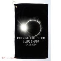 I Was There Total Solar Eclipse Niagara Falls On Canada Golf Towel thumb 0