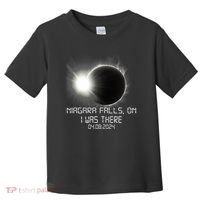 I Was There Total Solar Eclipse Niagara Falls On Canada Toddler T-Shirt thumb 0