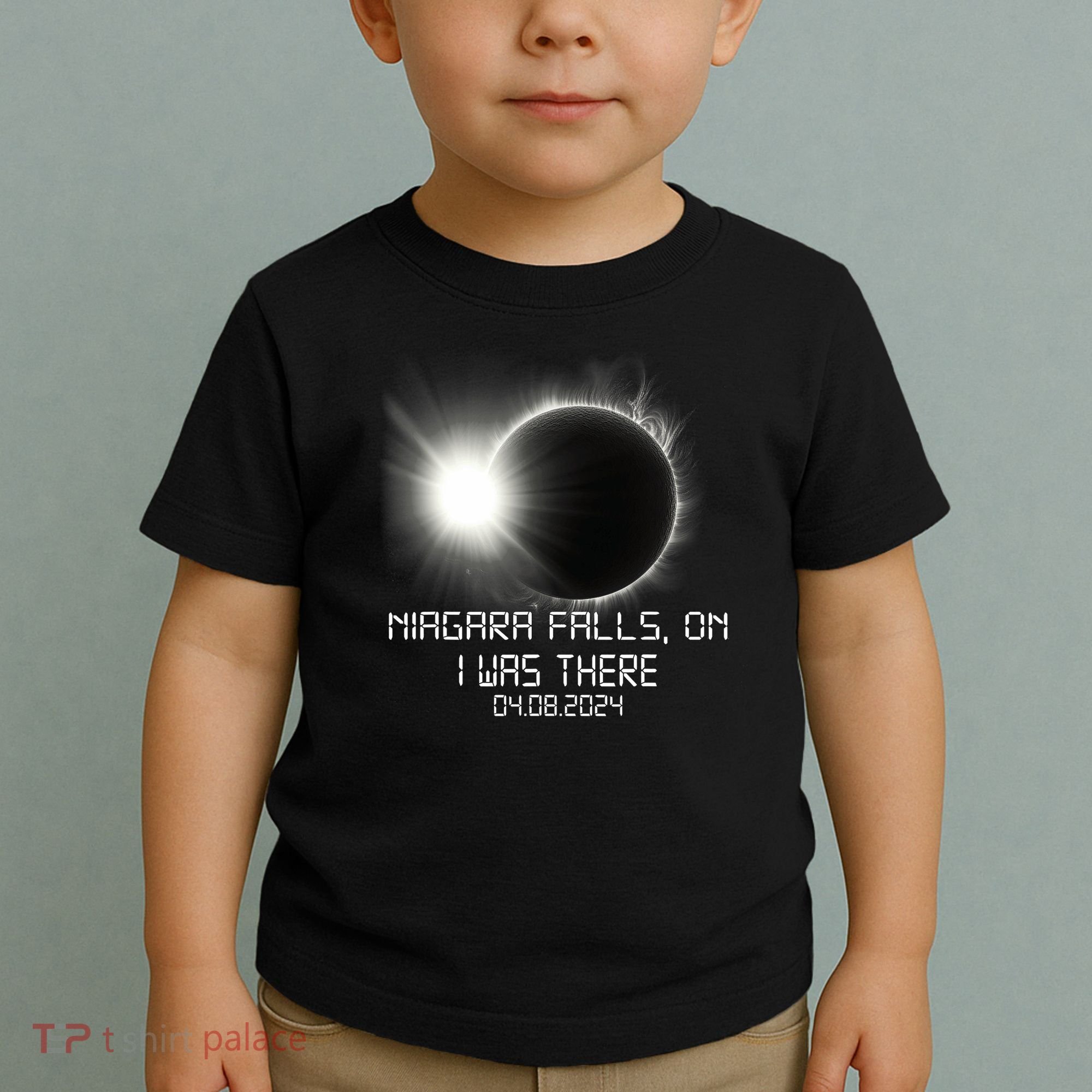 I Was There Total Solar Eclipse Niagara Falls On Canada Toddler T-Shirt