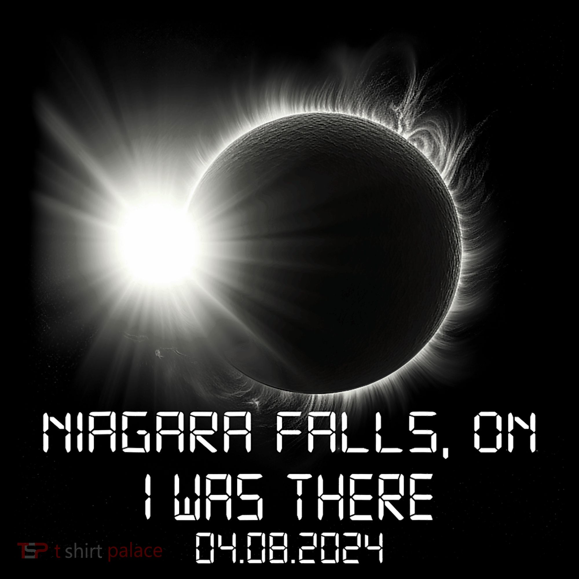 I Was There Total Solar Eclipse Niagara Falls On Canada Women's T-Shirt