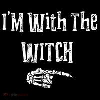 I'm With The Witch Tee Funny Halloween Hoodie thumb 7