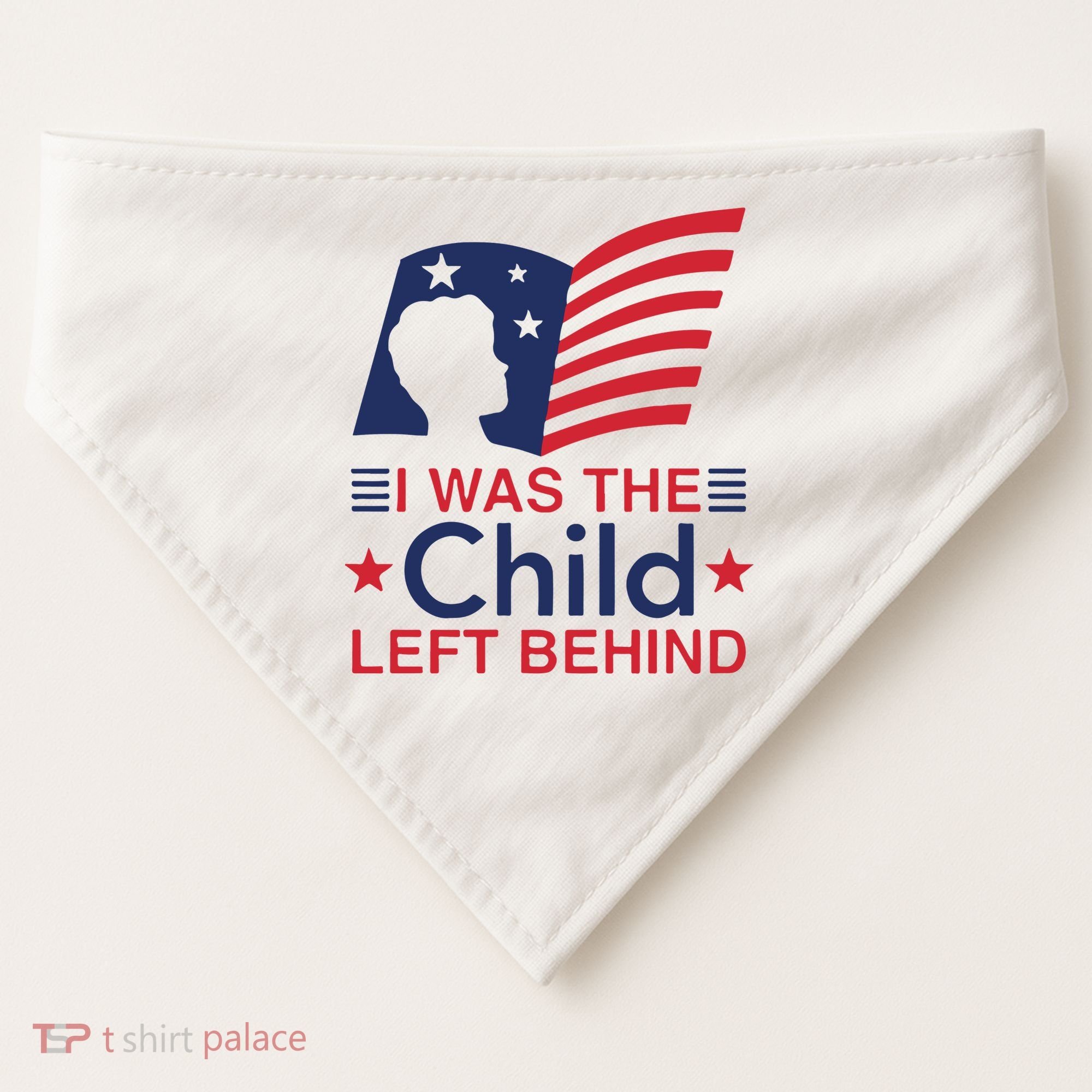 I Was The Child Left Behind USA-Made Doggie Bandana