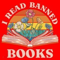 Im With The Banned Banned Books Reading Books Coaster thumb 2