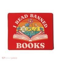 Im With The Banned Banned Books Reading Books Mousepad thumb 0
