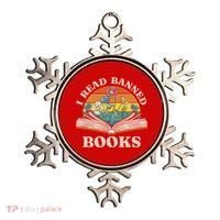 Im With The Banned Banned Books Reading Books Ornament thumb 0