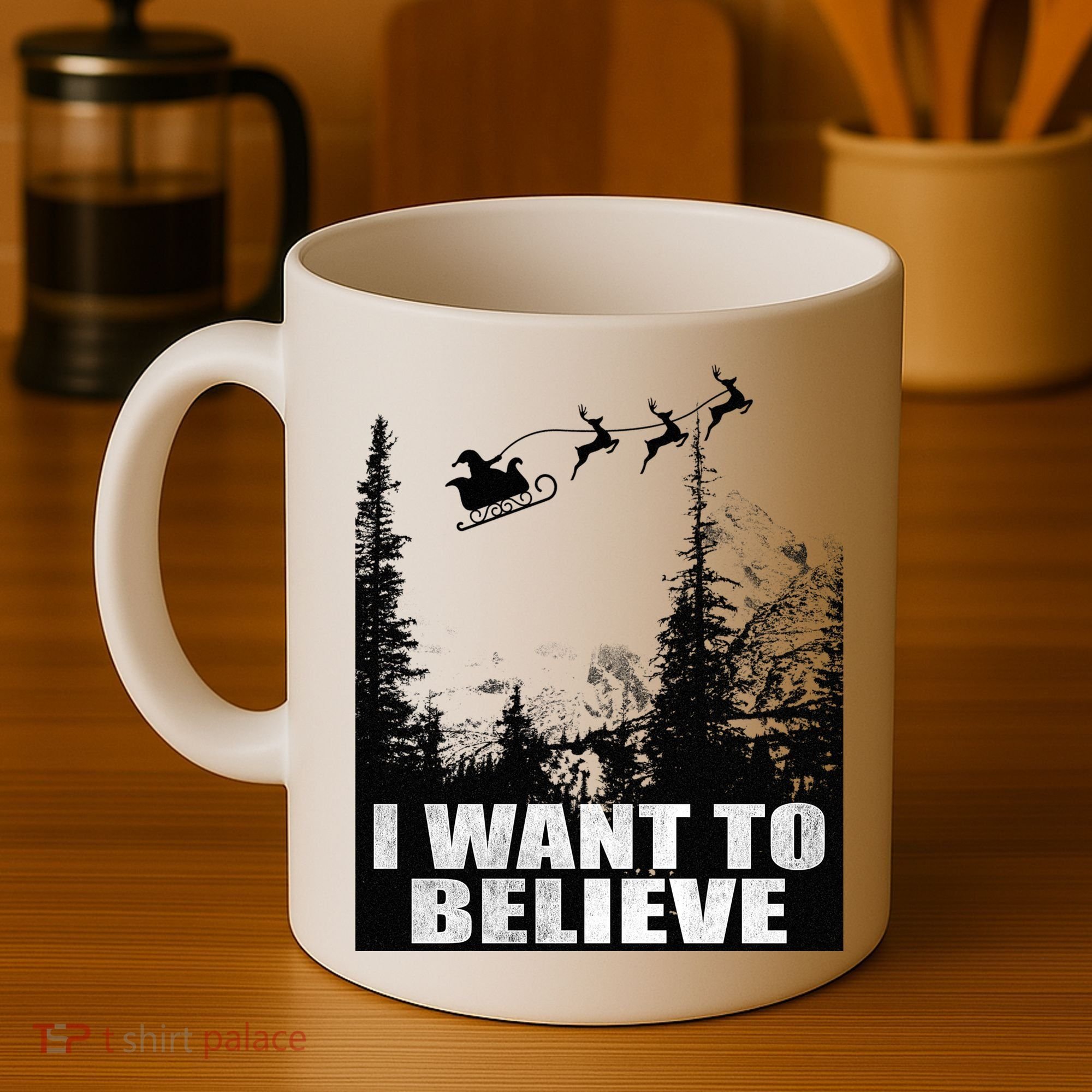 I Want To Believe Funny Christmas Great Gift Coffee Mug