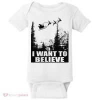I Want To Believe Funny Christmas Great Gift Baby Bodysuit thumb 0