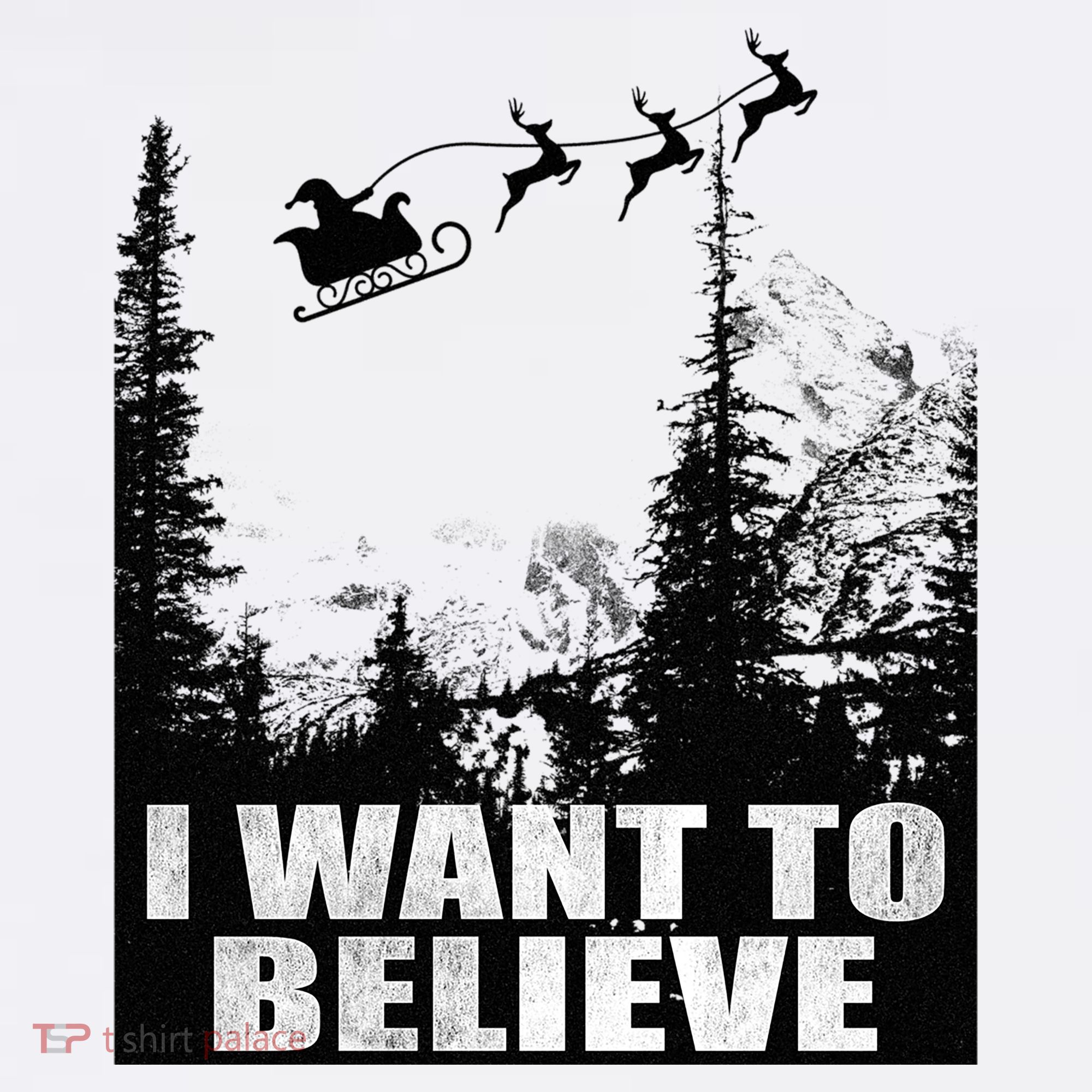 I Want To Believe Funny Christmas Great Gift Hat