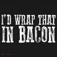 ID WRAP THAT IN BACON Funny Bacon Lovers Doggie Tank thumb 4