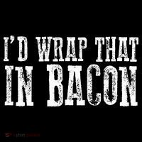 ID WRAP THAT IN BACON Funny Bacon Lovers Women's Hoodie thumb 2