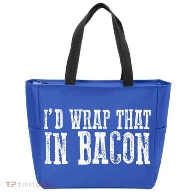 ID WRAP THAT IN BACON Funny Bacon Lovers Tote Bag