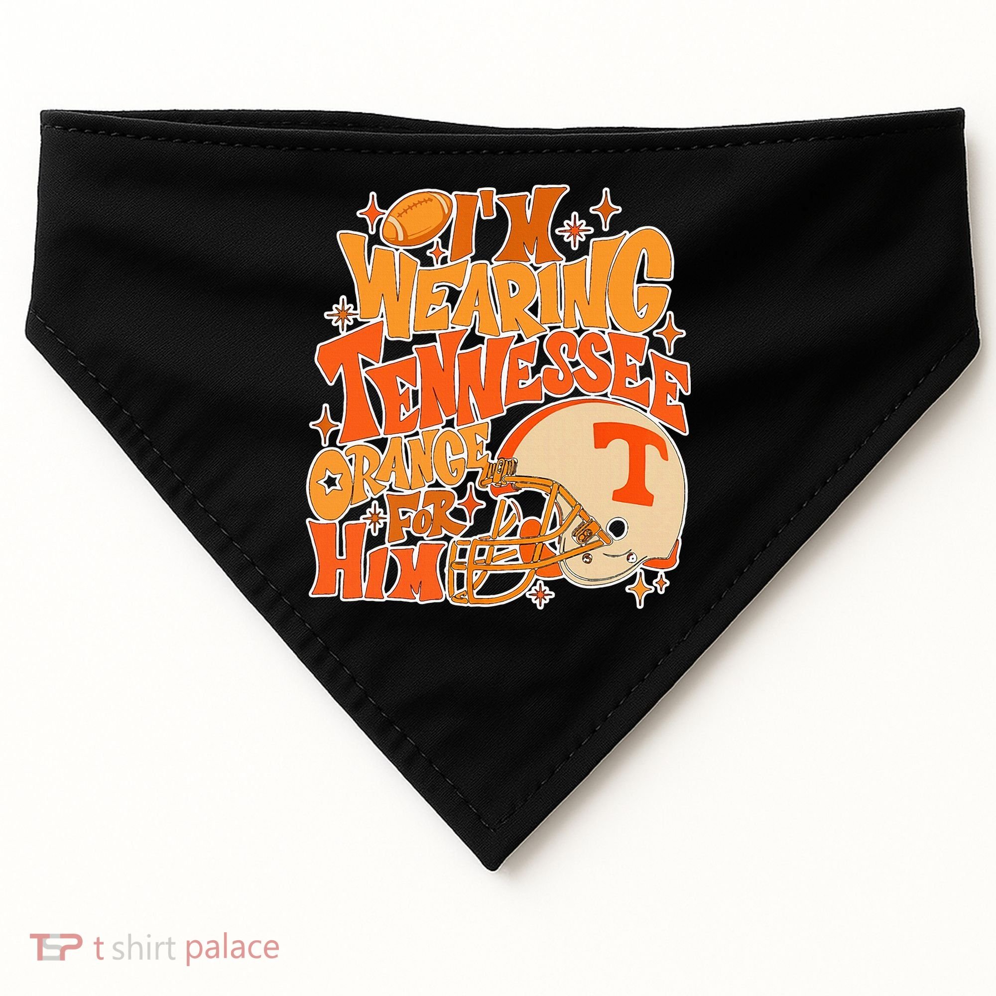 IM Wearing Tennessee Orange For Him USA-Made Doggie Bandana