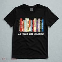 IM With The Banned Banned Books Reading Books T-Shirt thumb 5