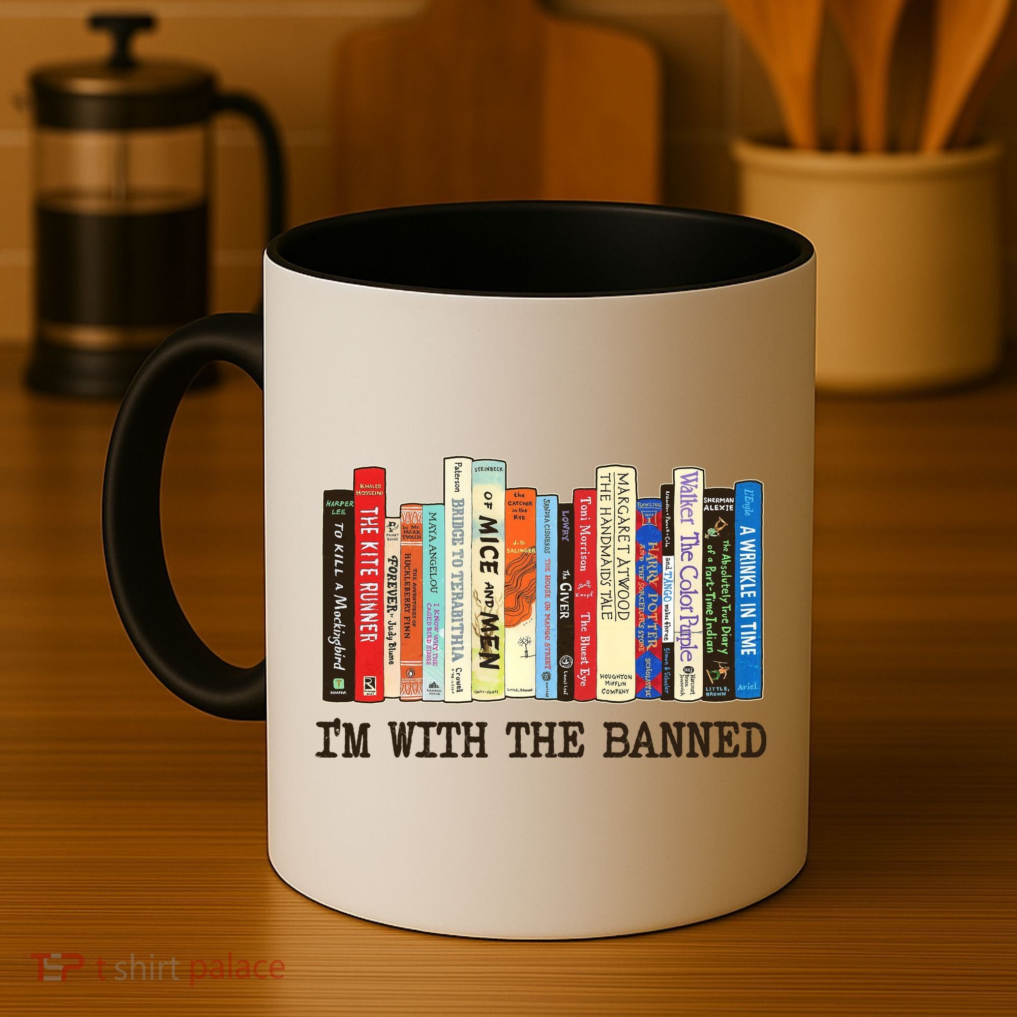 IM With The Banned Banned Books Reading Books Coffee Mug
