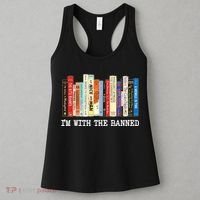 IM With The Banned Banned Books Reading Books Women's Tank Top thumb 3