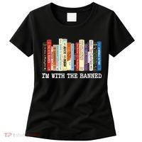 IM With The Banned Banned Books Reading Books Women's T-Shirt thumb 0