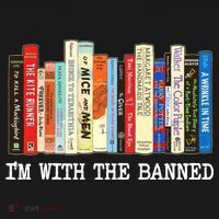 IM With The Banned Banned Books Reading Books Kids Sweatshirt thumb 2