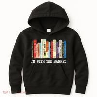 IM With The Banned Banned Books Reading Books Kids Hoodie thumb 0