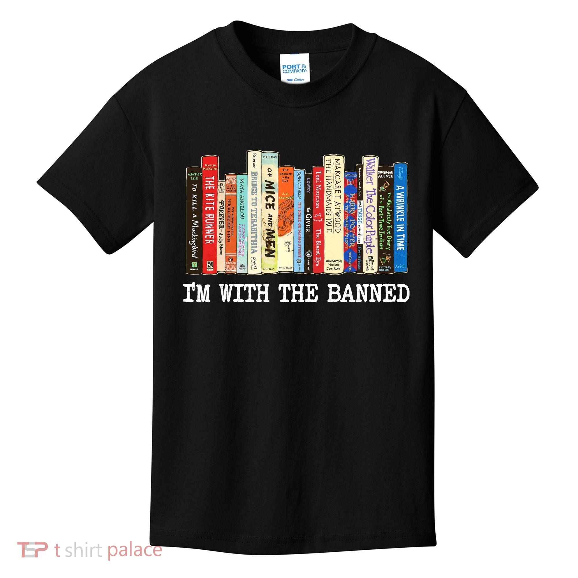 IM With The Banned Banned Books Reading Books Kids T-Shirt