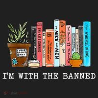 I'm With The Banned Books I Read Banned Books Lovers Beanie thumb 2