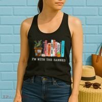 I'm With The Banned Books I Read Banned Books Lovers Women's Tank Top thumb 2