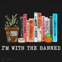I'm With The Banned Books I Read Banned Books Lovers Baby Bodysuit thumb 2