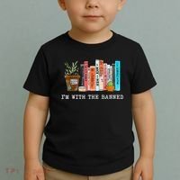I'm With The Banned Books I Read Banned Books Lovers Toddler T-Shirt thumb 2
