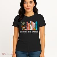 I'm With The Banned Books I Read Banned Books Lovers Women's T-Shirt thumb 4