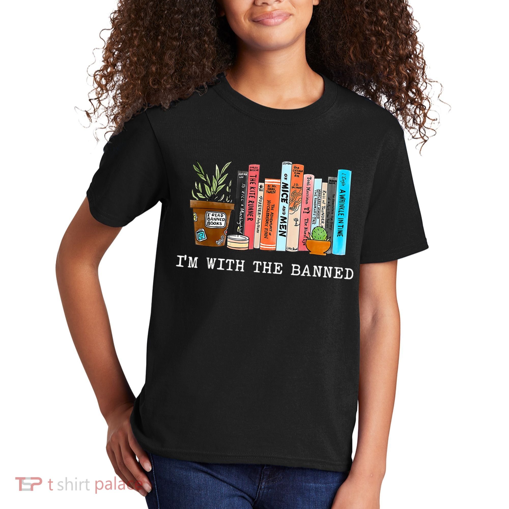 I'm With The Banned Books I Read Banned Books Lovers Kids T-Shirt