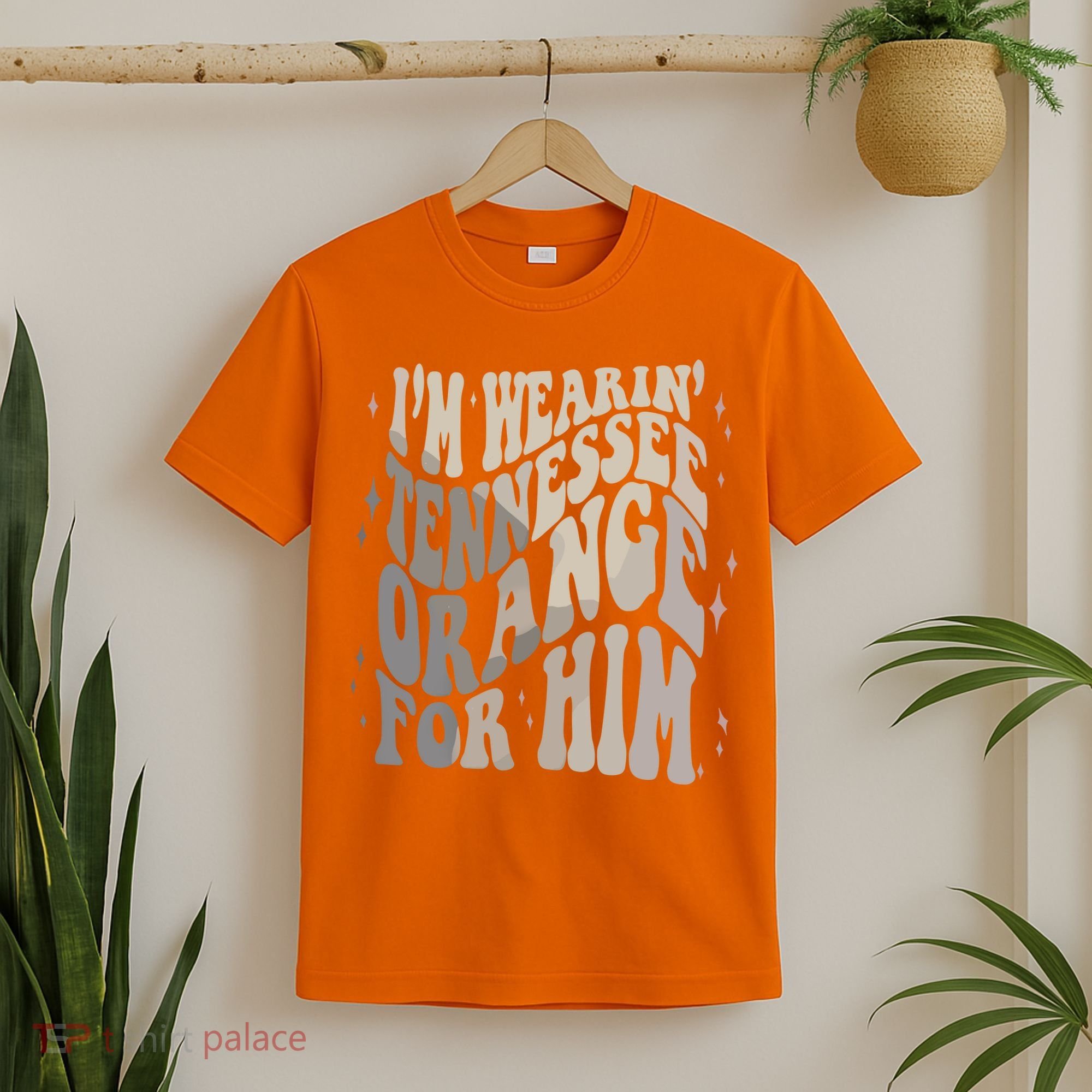Im Wearing Tennessee Orange For Him Tennessee Football T-Shirt