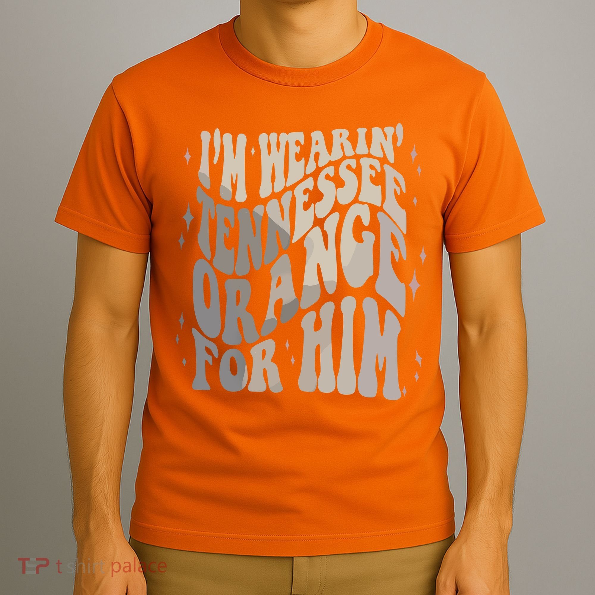 Im Wearing Tennessee Orange For Him Tennessee Football T-Shirt