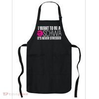 I Want To Be A Schwa Speech Therapy Teacher Funny SLP Apron thumb 0