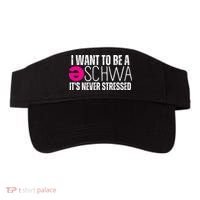 I Want To Be A Schwa Speech Therapy Teacher Funny SLP Visor thumb 0